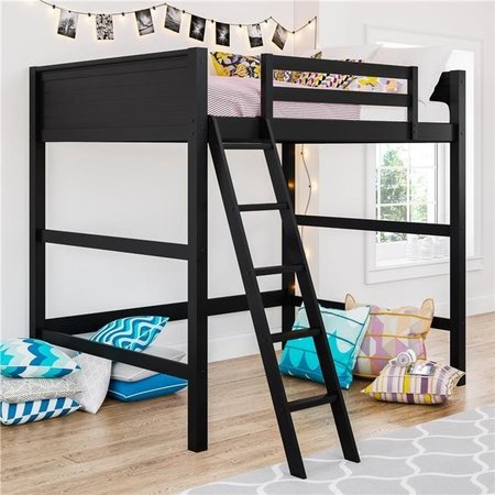 DOREL LIVING Dorel Living DA8237BK Denver Full Size Loft Bed; Black - 72 x 79.25 x 80.5 in. DA8237BK